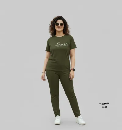 Printed Top & Pant Night wear Set
